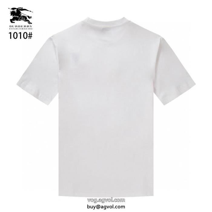 半袖Tシャツラグジュアリーな雰囲気透け感優しいブランド フェイクBURBERRY_0_2