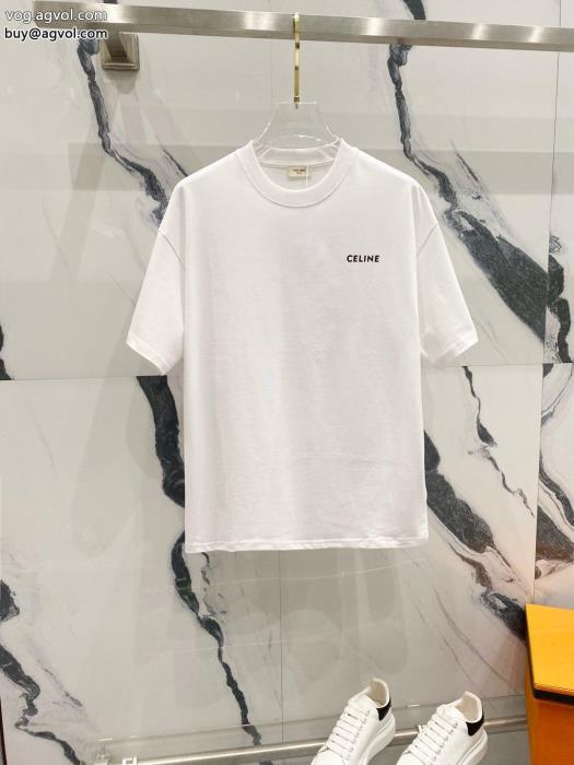 半袖TシャツCELINE偽物 ブランド今流行清潔感で洗練され_0_4