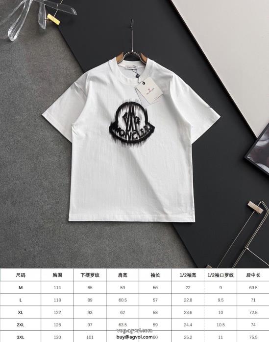 安定感があり毎年爆発的人気MONCLER半袖Tシャツブランド 通販 激安_0_3