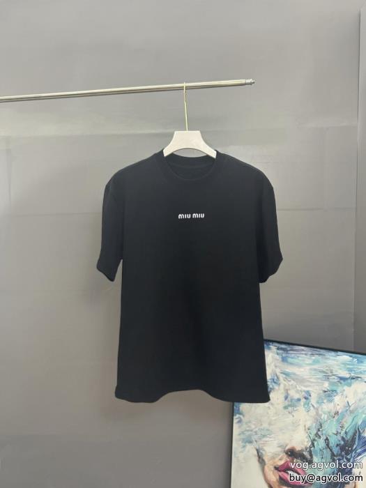 ミュウミュウ高品質素材今季話題の一級品ブランド 偽物 激安 通販半袖Tシャツ_0_0