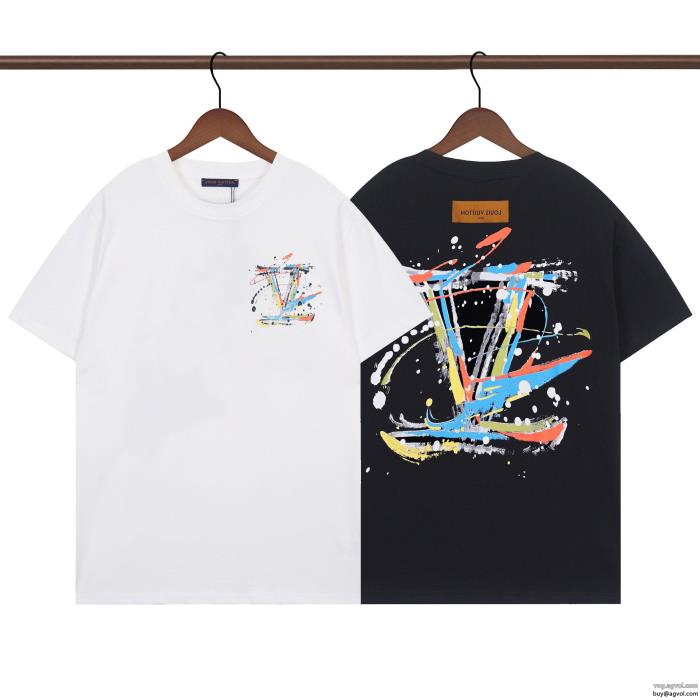 ブランド コピー 品LOUIS VUITTON抜け感や着心地重視注目夏新作半袖Tシャツ_0_1