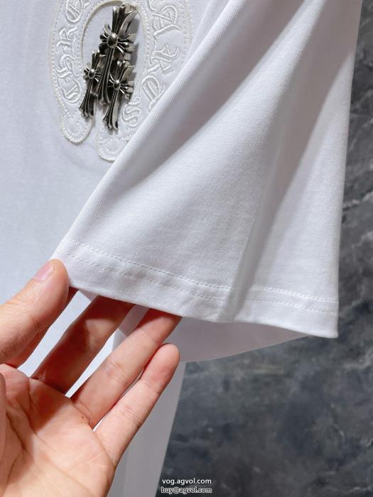高品質素材可愛い新モデルスーパー コピー ブランド半袖TシャツCHROME HEARTS_0_2