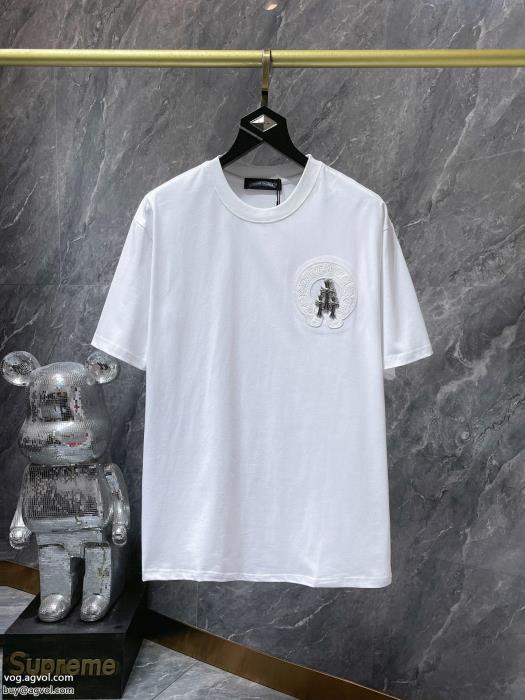高品質素材可愛い新モデルスーパー コピー ブランド半袖TシャツCHROME HEARTS_0_3