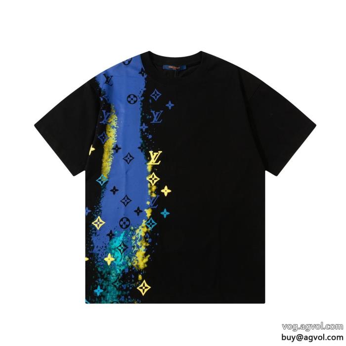 半袖TシャツLOUIS VUITTONブランド 偽物 通販北欧ブランドお目立ち度の高い新品_0_1
