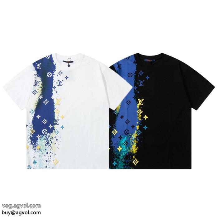 半袖TシャツLOUIS VUITTONブランド 偽物 通販北欧ブランドお目立ち度の高い新品_0_4