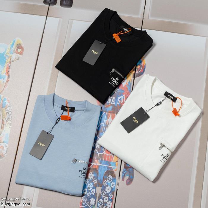 ブランド スーパー コピー 優良FENDIカッコカワイイ格好良い半袖Tシャツ_0_0