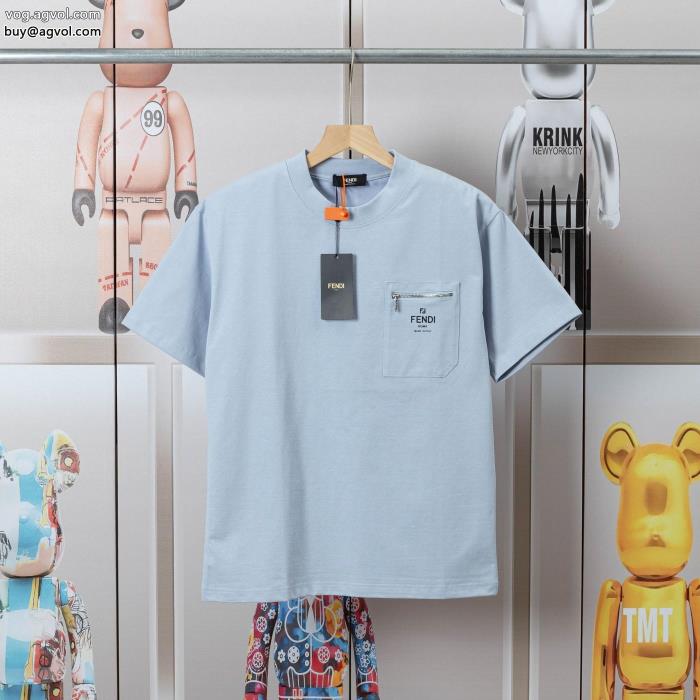 ブランド スーパー コピー 優良FENDIカッコカワイイ格好良い半袖Tシャツ_0_4