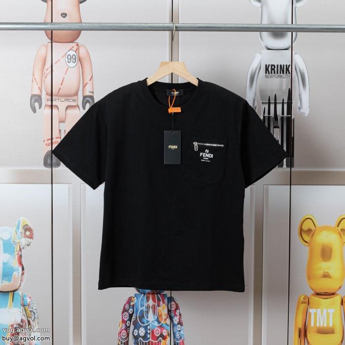 ブランド スーパー コピー 優良FENDIカッコカワイイ格好良い半袖Tシャツ_0_5