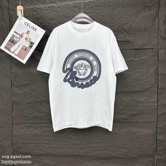 半袖Tシャツスーパー コピー 販売オシャレな印象に再入荷が嬉しいVERSACE_0_1