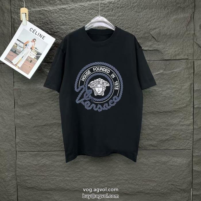 半袖Tシャツスーパー コピー 販売オシャレな印象に再入荷が嬉しいVERSACE_0_2