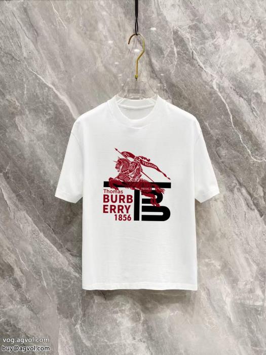 通勤の定番夏らしい爽やかさ半袖TシャツBURBERRYブランド コピー  _0_0