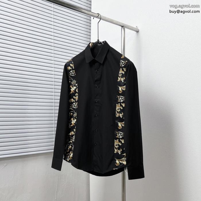 偽物 ブランド長袖シャツ夏限定定番人気VERSACE_0_0