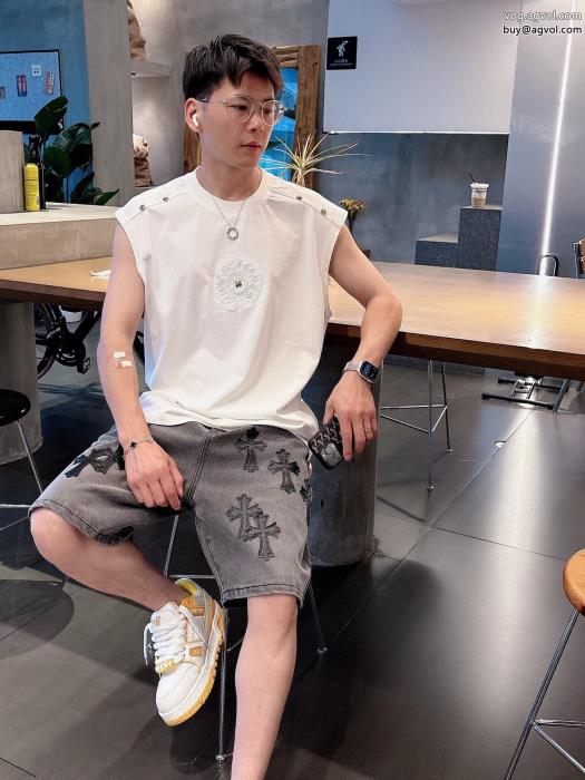 デニムパンツ上品さ漂う激安大低価クロムハーツコピー 通販_0_3