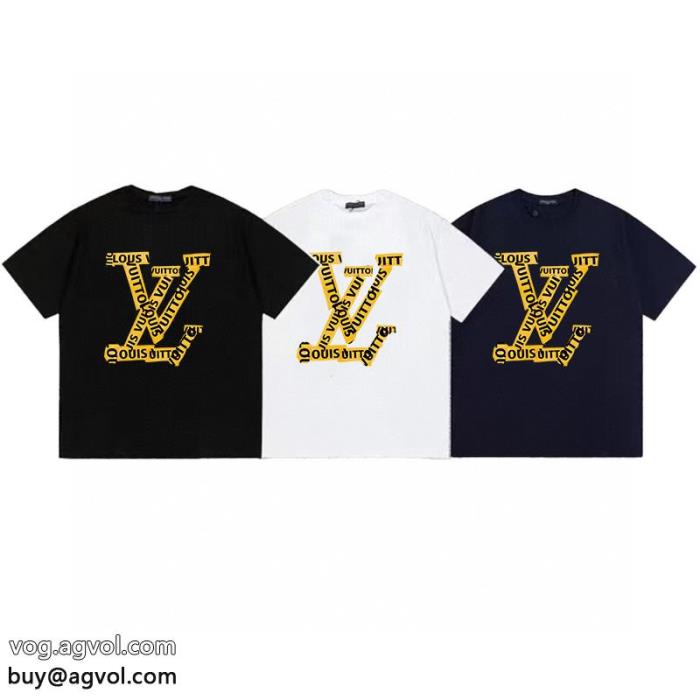 コピー ブランド 優良注目夏新作新作オシャレ半袖TシャツLOUIS VUITTON_0_0