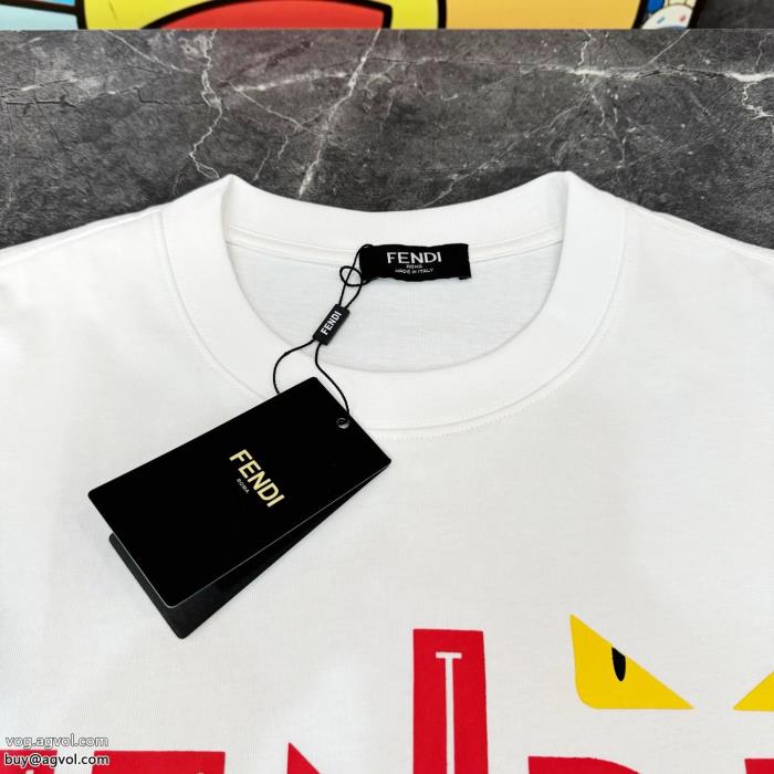 通販 ブランドフェンディ著名人愛用人気沸騰中半袖Tシャツ_0_2