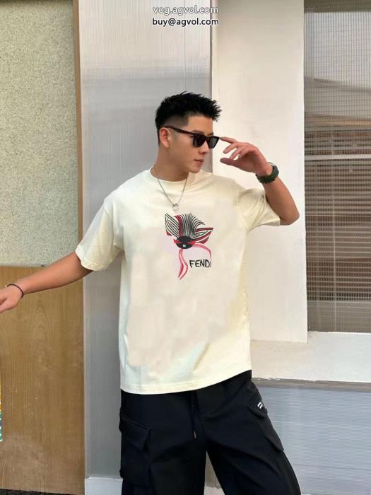 着心地良くお洒落上級者半袖Tシャツフェンディブランド コピー 着払い_0_4
