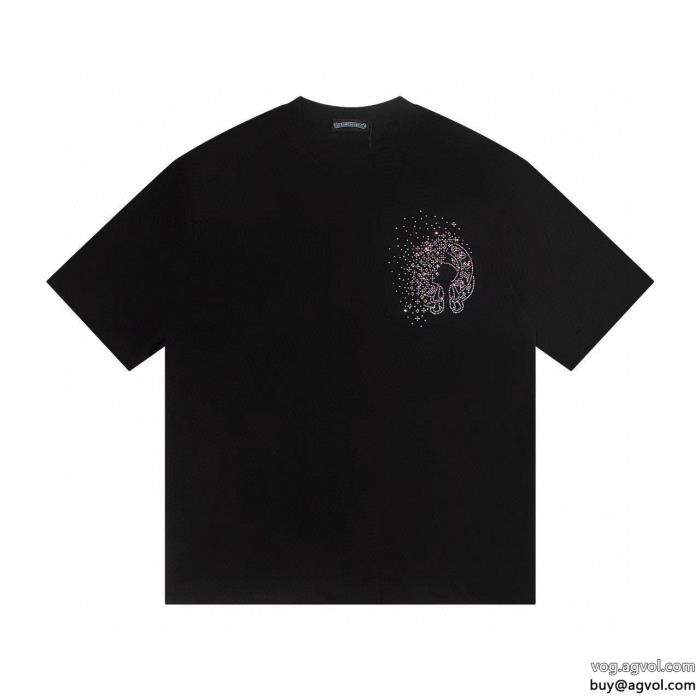 海外限定発表の新作モデルCHROME HEARTS半袖Tシャツブランド フェイク_0_0