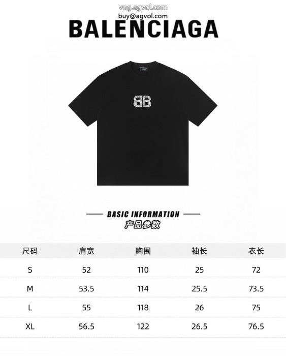 半袖Tシャツバレンシアガコピー 商品 販売2025年春限定 永遠の定番超カッコイイ_0_1