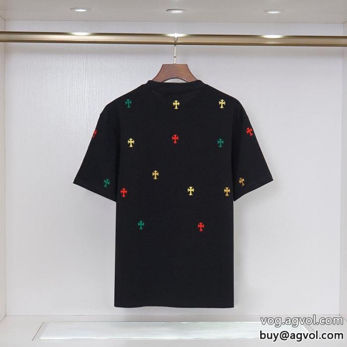 通販 ブランド半袖Tシャツ高級感も漂い在庫セールCHROME HEARTS_0_1