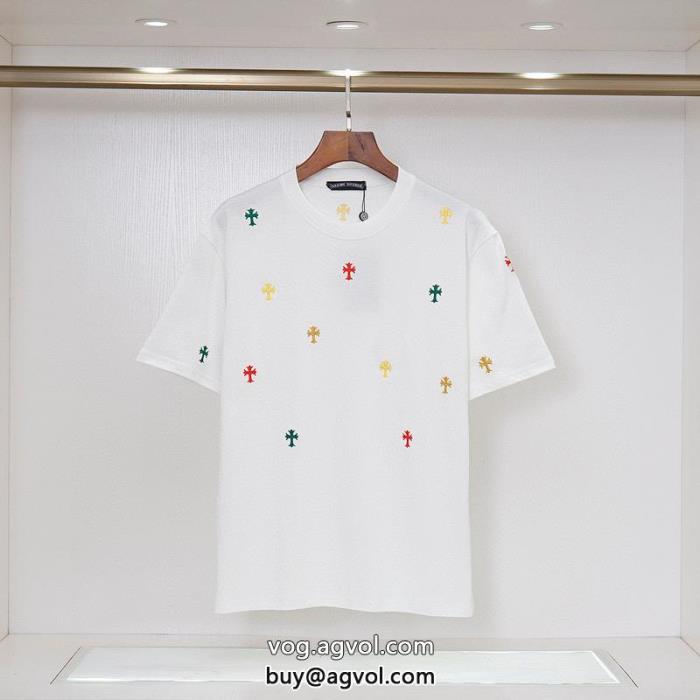 通販 ブランド半袖Tシャツ高級感も漂い在庫セールCHROME HEARTS_0_3