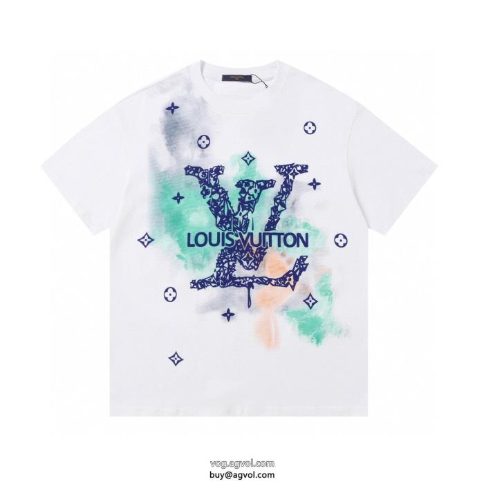 ブランド スーパー コピー魅力的な価格軽やかな素材感LOUIS VUITTON半袖Tシャツ_0_0