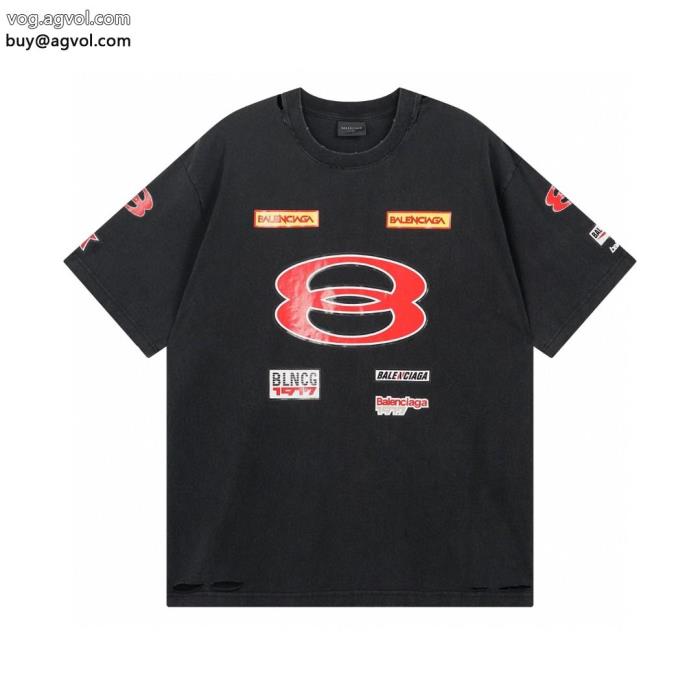 ブランド 品 コピーバレンシアガ優しい肌触り最新話題沸騰中半袖Tシャツ_0_1