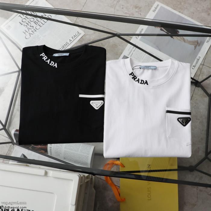 ブランド 通販超一流のブランド最新で完売確実プラダ半袖Tシャツ_0_2