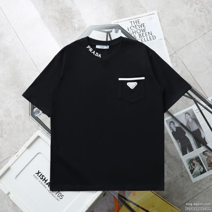 ブランド 通販超一流のブランド最新で完売確実プラダ半袖Tシャツ_0_3