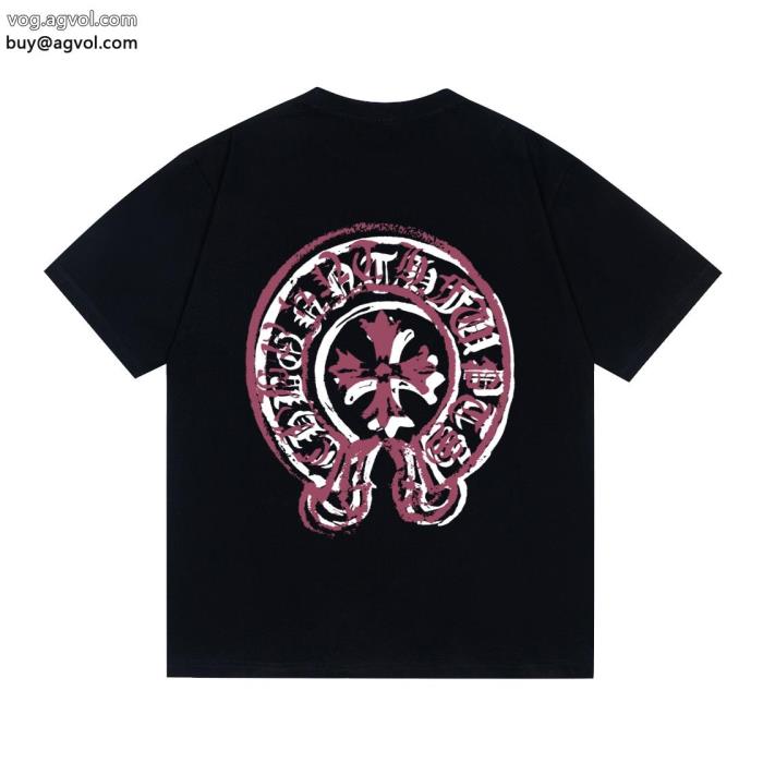 コピー ブランド 販売CHROME HEARTS2025人気新色が登場遊び心が溢れるアイテム半袖Tシャツ_0_0