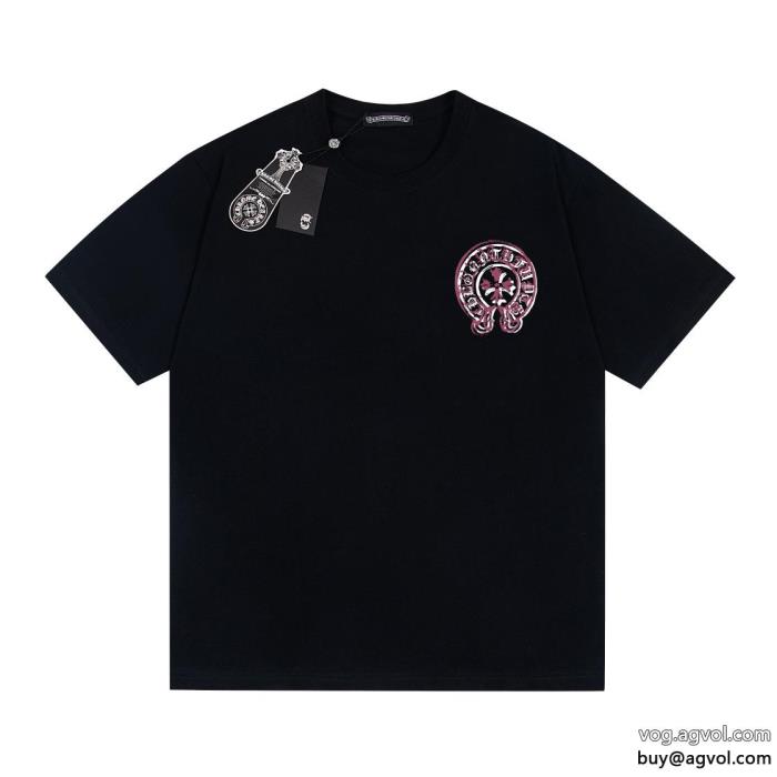 コピー ブランド 販売CHROME HEARTS2025人気新色が登場遊び心が溢れるアイテム半袖Tシャツ_0_1