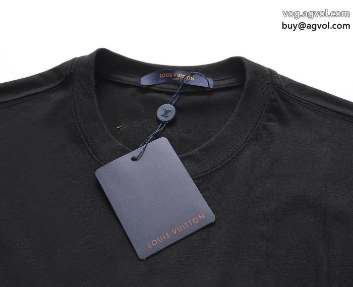 偽物 通販 2025最新作　完売必至欲しい可愛く新鮮LOUIS VUITTON半袖Tシャツ_0_0