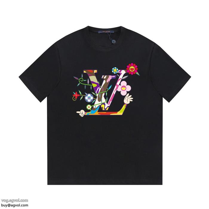 偽物 通販 2025最新作　完売必至欲しい可愛く新鮮LOUIS VUITTON半袖Tシャツ_0_2