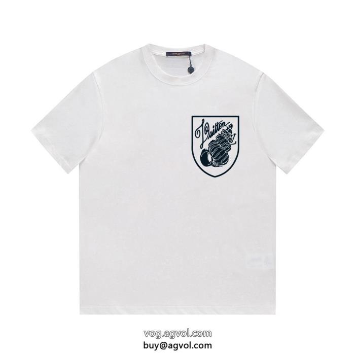 ブランド 通販 激安半袖TシャツLOUIS VUITTON魅力がたっぷりオシャレ上級者に_0_0