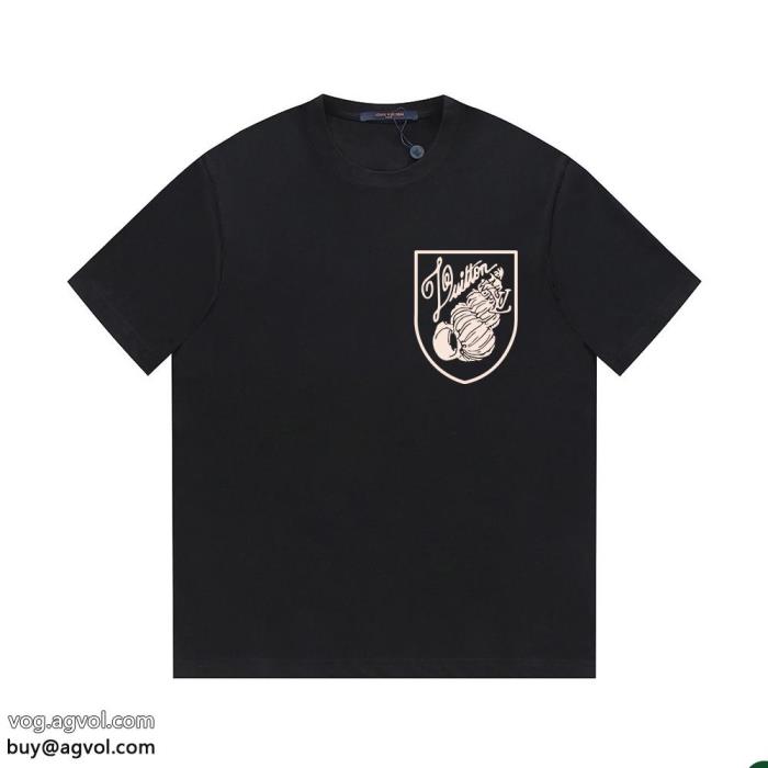 ブランド 通販 激安半袖TシャツLOUIS VUITTON魅力がたっぷりオシャレ上級者に_0_2