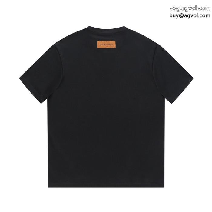 ブランド 通販 激安半袖TシャツLOUIS VUITTON魅力がたっぷりオシャレ上級者に_0_3