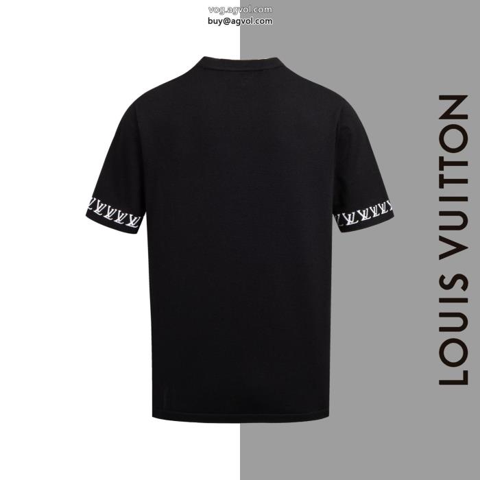 新作日本未入荷著名人の着用LOUIS VUITTON半袖Tシャツ偽 ブランド 販売_0_2
