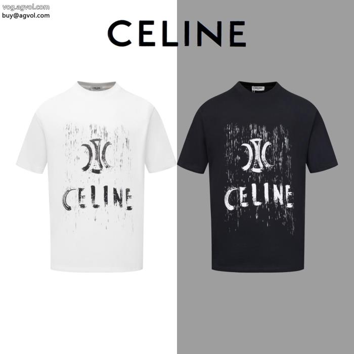 激安 通販 専門半袖Tシャツ旬デザイン完璧なシルエットCELINE_0_1