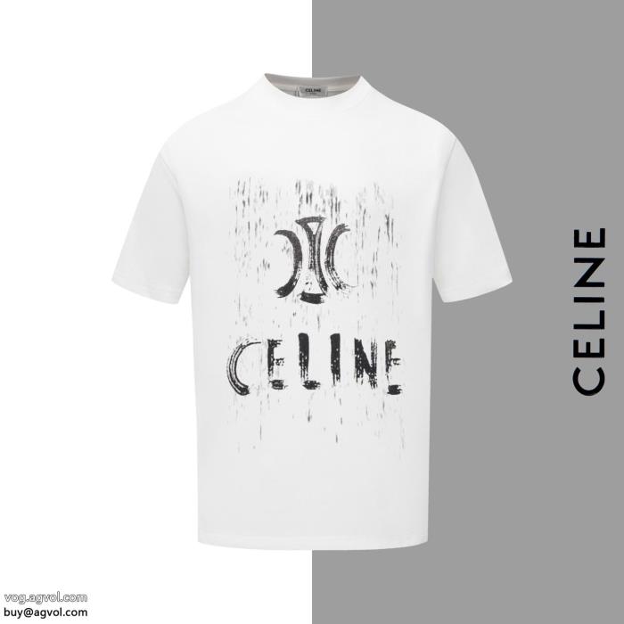 激安 通販 専門半袖Tシャツ旬デザイン完璧なシルエットCELINE_0_4