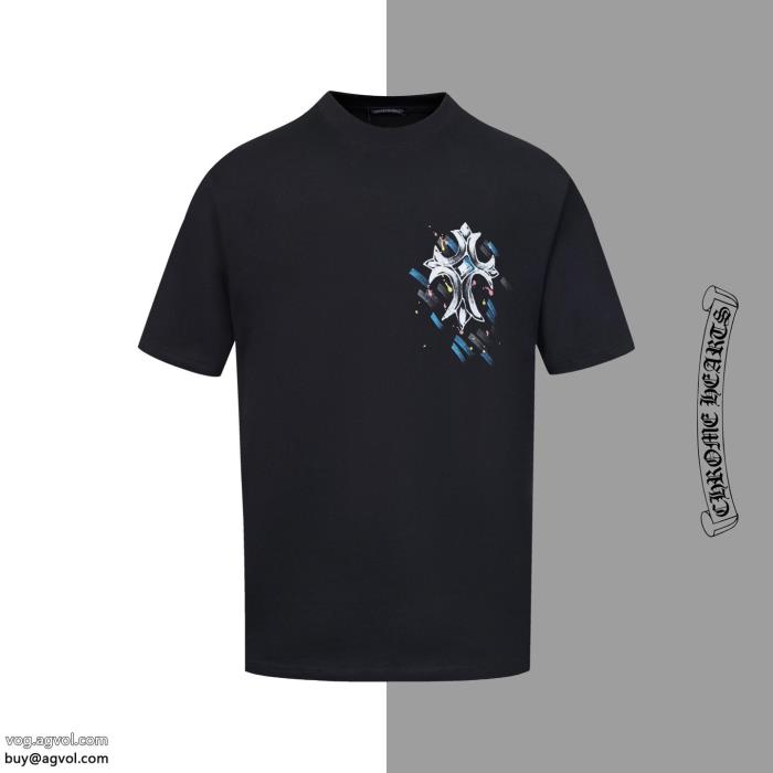 オンライン限定商品リラックス感急上昇半袖Tシャツブランド 品 スーパー コピーCHROME HEARTS_0_5