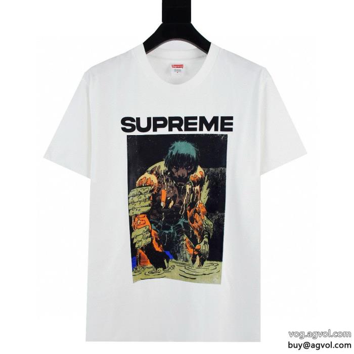 着心地良く使い勝手の良いトレンドSUPREME半袖Tシャツコピー 品 販売_0_4