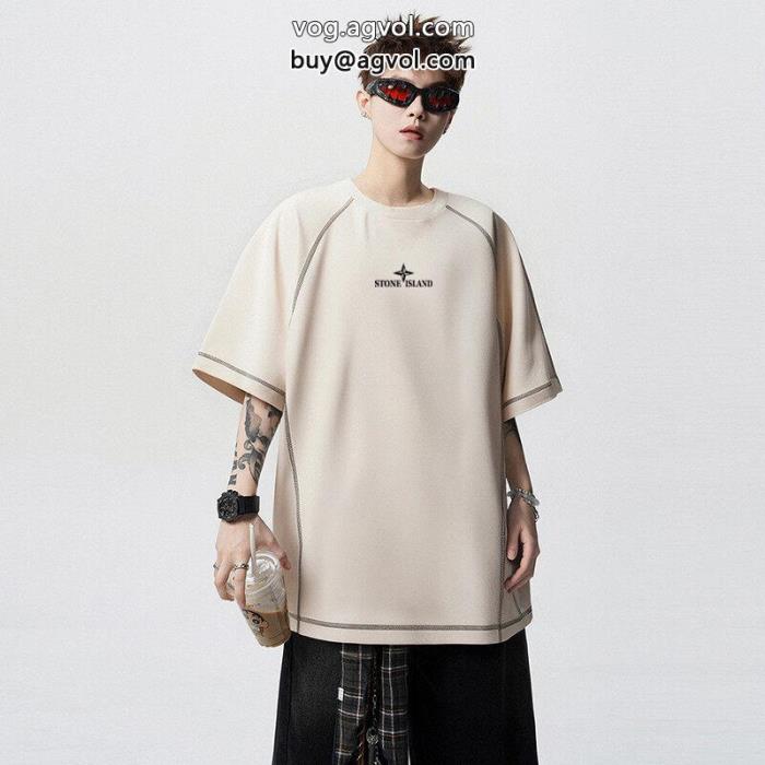 Stone Island売切必至上品な落ち感あるスーパー コピー ブランド 専門半袖Tシャツ_0_3