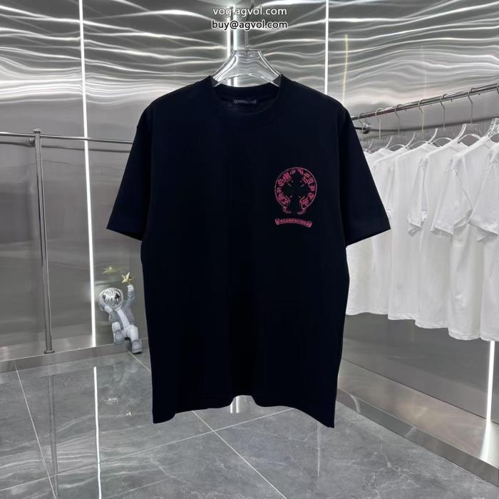 最前線2025のトレンドCHROME HEARTS半袖Tシャツ偽物 ブランド 激安_0_1