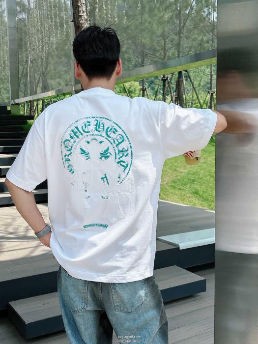 最前線2025のトレンドCHROME HEARTS半袖Tシャツ偽物 ブランド 激安_0_2