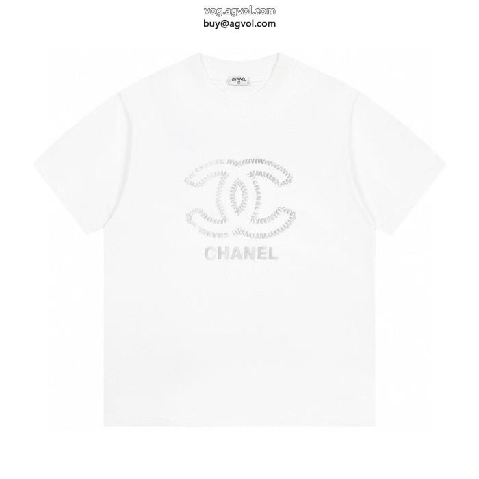 半袖Tシャツ夏の大人カジュアルスタイルSS23極上発売CHスーパー コピー 安心_0_4