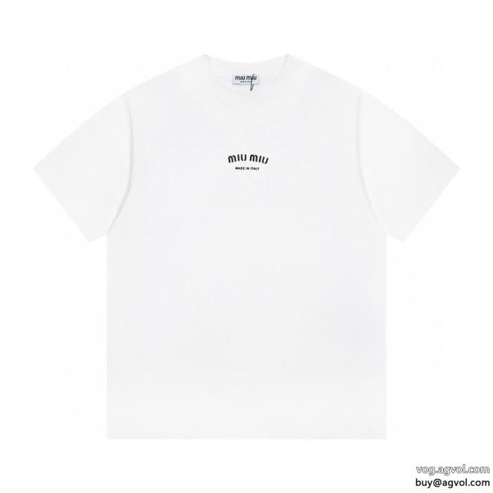 半袖Tシャツイベント2025新作アイドル着用ブランド スーパー コピー 通販MIUMIU_0_3