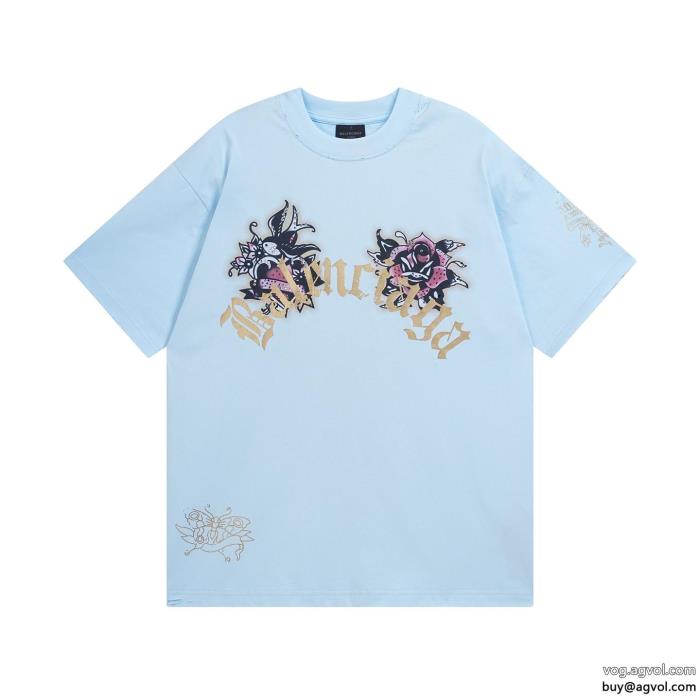 半袖Tシャツ絶妙な抜け感先行販売偽 ブランドbalenciaga_0_4