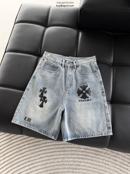 根強い人気定番商品今年流大人っぽさデニムパンツブランド フェイクCHROME HEARTS_0_2