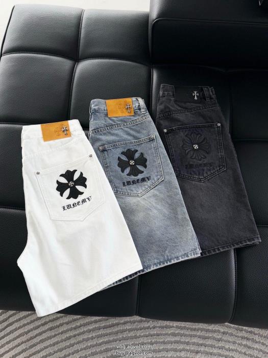 根強い人気定番商品今年流大人っぽさデニムパンツブランド フェイクCHROME HEARTS_0_5