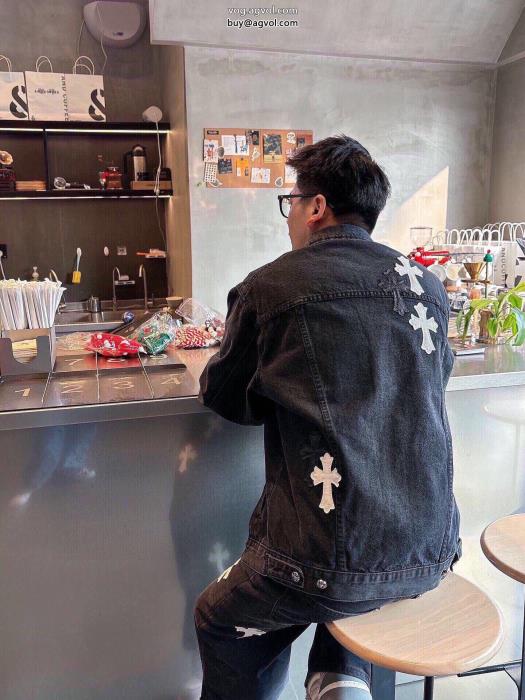 コートクロムハーツブランド 偽物 激安 通販透け感優しい今季流行りの人気新作_0_3