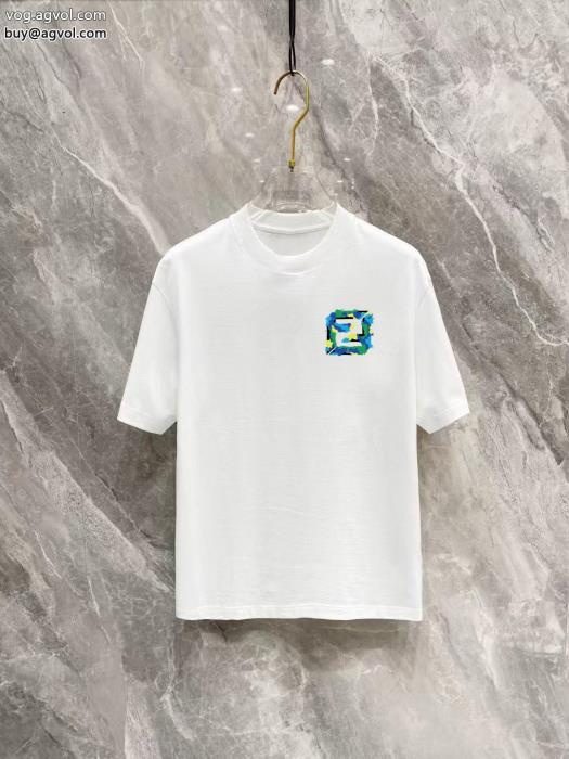 FENDIブランド コピー 品半袖Tシャツ夏の大人カジュアル超一流のブランド_0_3